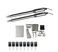 300KG Automatic Dual Arm Swing Gate Opener Operator Motor Drive Swing Door Open Opener for Access Control Home Security(8 remotes)