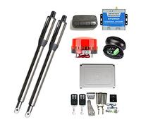 300Kg Automatic Swing Gate Opener with WiFi Remote Control Wireless Keypad Electric Swing Door Operator Motor Access Control(Kit 6)