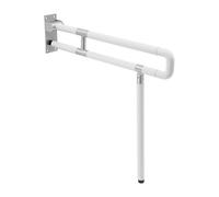 300kg Stainless Steel Toilet Handrail Folding Handle Stand Up Support Handle,Bathroom Handrail With Bottom Bracket,Non-slip Foot Pad,Rounded Corners and Edges,for The Elderly, Disabled,Sick,And Pregna