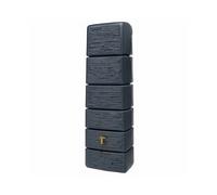 Graf Garantia 330 Litre Dark Grey Slim Stone Wall Tank For Efficient Rainwater Harvesting