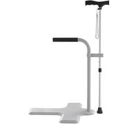 300LBs Capacity Stand Assist Aid - Height Adjustable, Non-Slip Handle, 65x56x12cm Safety Grab Bar Couch Sofa Chair Standing Support Assistance for Elderly/Pregnancy Women/Disabled