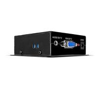 300m Cat6 2 Port VGA Receiver Dual VGA Over Ethernet Extender Unit RJ45