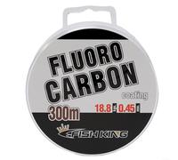 300M Fluorocarbon Leader Material Clear Fluoro Carbon Fishing Line Fast Sinking and Invisible Fishing Leader Perfect For Freshwater Saltwater (0.45mm)