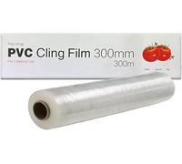 300m x 300mm Cling Film | Great Value Pack for Catering or Kitchen Food Preperation | 2 Pack of 300m Rolls