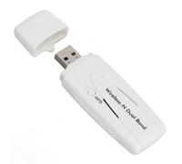 300Mbps Wire Less N Adapter, 2.4G/5.8G Dual Band USB Wi Fi Adapter, Ralink RT3572 Wi Fi Dongle for Kali, Linux, Ubuntu, 7 8 8.1 10 32 64 bit, OS X 10.7 10.8 10.9 and TVs