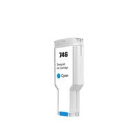 300ML 746XL Ink Cartridge P2V82A P2V83A P2V80A P2V78A Color for HP746 DesignJet Z6 Z9 Printer 746 ink box(C)