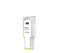 300ML 746XL Ink Cartridge P2V82A P2V83A P2V80A P2V78A Color for HP746 DesignJet Z6 Z9 Printer 746 ink box(Y)