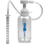 300ml Anal Douche Cleaning Kit, Pump Bottle with Flexible Hose & Silicone Nozzle