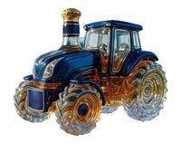 300ML Car Shaped Whiskey Decanter - Creative Art Decor, Tractor Whiskey Bottle, Leak-Proof Empty Wine Dispenser Art Statue