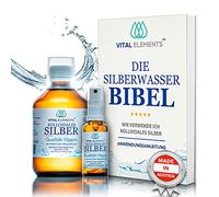 300ml Colloidal Silver 10 ppm | in Brown Glass Bottle with Refillable 30ml Spray | Silver Water | Free E-Book