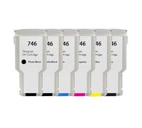 300ml Compatible Ink Cartridge Compatible With HP746 DesignJet Z6 Z9 Large Format Printers P2V82A P2V83A P2V80A P2V78A(MBK)