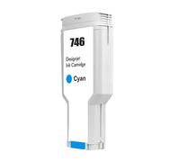 300ML Compatible Ink Cartridge Compatible With HP746 HP746XL P2V82A P2V83A P2V80A P2V78A Compatible With DesignJet Z6 Z9 Printer(746-C)