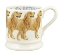 300Ml Emma Bridgewater Golden Retriever Half Pint Mug, Ceramic
