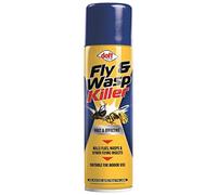 300ml Flying insects Fly & Wasp Killer Aerosol Advanced Formula Kills Flies Wasp Midges Mosquito Fast Acting Spray