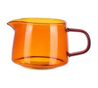 300ml High Borosilicate Glass Coffee Mug Ergonomic Handle Heat Resistant for Home Office Kitchen Supplies (Amber)