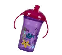 300ml Large Capacity Infant Learning Drinking Cup Cartoon Baby Learn to Drink Water Cup Double Handle for Toddler Training