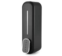 300ml Manual Soap Dispenser,Wall Mounted Shower Gel Container,Manual Press Lotion Dispenser Pump Simple Human Soap Dispenser Pump for Home Hotel Restaurant Toilet (Black)