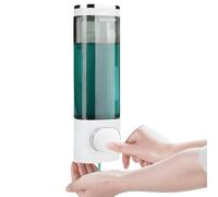 300ml No Drilling Hand Soap Dispenser Wall Mounted, Small Liquid Soap Dispenser Wall Mounted, Shower Dispenser for Bathroom Kitchens Hotel Restaurant