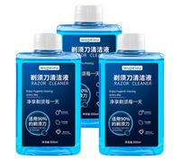 300ml Razor Cleaning Fluid, Compatible With Panasonic Xtra ES LS ST LM RC LT73 Series Electric Shavers(3-PCS)