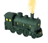 300ml Retro Steam Train Humidifier for Bedroom, Remote Control Essential Oil Diffuser Mist Humidifier with Auto Off/7 Light/Simulated Train Sound for Home Office Desktop (C)