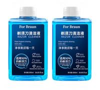 300ml Shaver Cleaning Liquid. Compatible For Braun CCR2 CCR4. Suitable For Shavers Equipped With A Cleaning System(2 pcs)