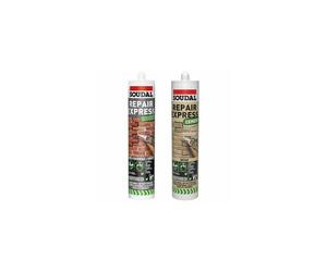 (300ml) Soudal Repair Express Cement Gap and Crack Filler Mortar Masonry Beige Grey