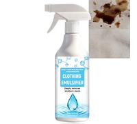 300ml Stain Remover Spray for Clothes,Non Ionic Emulsifier Clothing Cleaner,Laundry Stain Remover&Oil Grease Stain Remover Clothes,Fast-Acting Dry Cleaning Spray,Clothing Cleaner Solution,Fast Acting