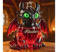 300ML Whiskey Decanter Bottle - Art Statue, 3D Dragon Shaped Whiskey Wine Bottle, Novelty Glass Whiskey Decanter, 3D Creative Animal Theme Empty Wine Bottles, Bar Art Decor Gift(C)