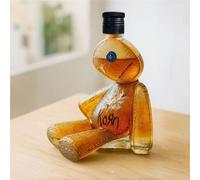300ML Whiskey Decanter Bottle - Art Statue, New Puppet-Shaped Whiskey Bottle, 350ml Fun Empty Glass Bottles, Suitable for Bar and Home Decoration(D)