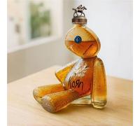 300ML Whiskey Decanter Bottle - Art Statue, New Puppet-Shaped Whiskey Bottle, 350ml Fun Empty Glass Bottles, Suitable for Bar and Home Decoration(B)