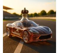 300ML Whiskey Decanter, Car Shape Vintage Glass Liquor Bottle with Stopper, Wine Bottles Art Statue Figurine for Home Bar Art Decor #3