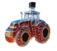 300ML Whiskey Decanter - Sculptures Statues Wine Bottle, Tractor Shape Leak-Proof Wines Bottles, Car Shaped Whiskey Decanter Art Statue, Creative Empty Wine Bottle Dispenser(1)