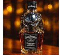 300ML Whiskey Decanter Wine Bottles Art Statue Figurine - 3D Whiskey Wine Bottle Predator's Shaped, Novelty Glass Whiskey Decante, Creative Alien Monster Empty Wine Bottles, Deco Art Statue(C)