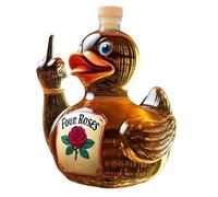 300ML Whiskey Decanter Wine Bottles Art Statue Figurine - Funny Middle Finger Duck Whiskey Wine Bottle, 3D Glass Art Statue Whiskey Decanter, Bar, Office, Home Use Decanter Decoration Gift(#1)