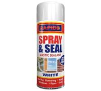 300ml White SPRAY & SEAL LEAK FIX STOP SEALANT WATERPROOF INSTANT GUTTER ROOF