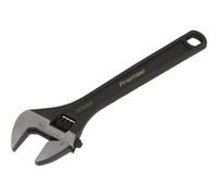 300mm Adjustable Drop Forged Steel Wrench - 34mm Offset Jaws Metric Calibration