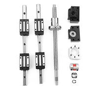 300mm Ballscrew, 2pcs HGR15-300mm Linear Guide Rail & 1pc RM1605-300mm Ballscrew & BF12/BK12 Kit