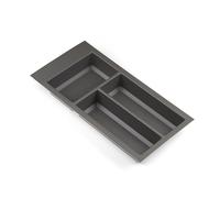 300mm Basalt Grey Cutlery Tray for Blum Tandembox 422mm x 212mm Storage Compartments Non Slip Texture