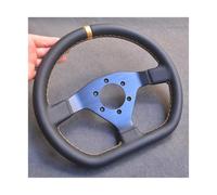 300mm Flat D Shape Leather PC Racing Car Driving Game Racing Simulator Steering Wheel