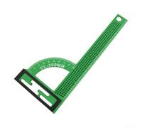 300mm Metric Ruler with Hole Pattern for Accurate Marking(Green)