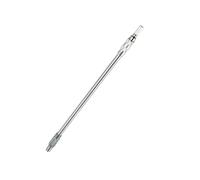 300mm Rechargeable Drill Flexible Shaft Extension Rod for Screwdriver Bits | Metal Construction, Silver Finish, Multi-angle Handling, Compatible with Electric Drivers, Useful for Furniture Assembly
