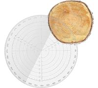 300MM Round Center Finder, Transparent Acrylic Woodturning Center Finder Circles Drawing Tool Woodworking Compass for Drawing Circles Wood Turning Lathe