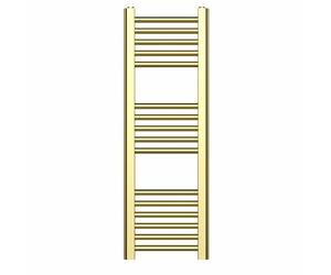 300mm Wide Gold Heated Bathroom Towel Rail Radiator For Central Heating UK (300 x 900 mm (h))