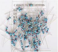 300PCS 1/2W 1Percent 10 Ohm-1M Ohm 30Values x 10pcs Metal Film Resistor Assorted Kit Resistor