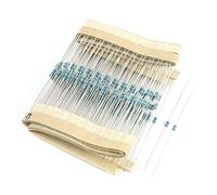 300PCS 1/8Watt Passive Components 47 Ohm 1% Tolerance axia-l Lead Metal Capacitors Film Resistors AMNzOgOdL