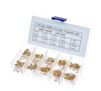 300pcs 10value 50v 10pf 20pf 30pf 47pf 56pf 68pf 100pf 1nf 10nf 100nf Multilayer Ceramic Capacitor Assortment Kit IDGTTLDF
