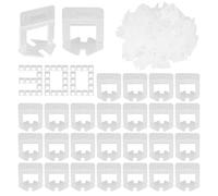 300pcs 1mm Tile Leveling System and Tiling Tools Tile Spacers Kit with Strong Bases and Pull Tabs for A Quick and Easy Installation on Ceramic and Porcelain Tiles