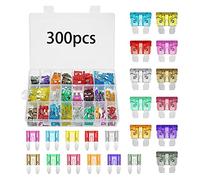 300pcs 2/3/5/7/10/15/20/25/30A Fuse Car Blade Fuse Assortment Assorted Kit Mini Small Size Blade Set Auto Truck Automotive Fuse Protected circuits
