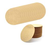 300pcs 2.5" Unbleached Replacement Natural Paper Filters Round Coffee Filter Paper Compatible with Aerobie Aeropress Coffee and Espresso Makers Moka Pot Ice Drip Pot (Brown)