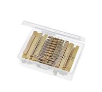 300pcs 30value Rang 10ohm-1Mohm 1/2W 5% Carbon Film Metal Resistors Assortment Kit Set 30 Values Resistor BIANMTSW
